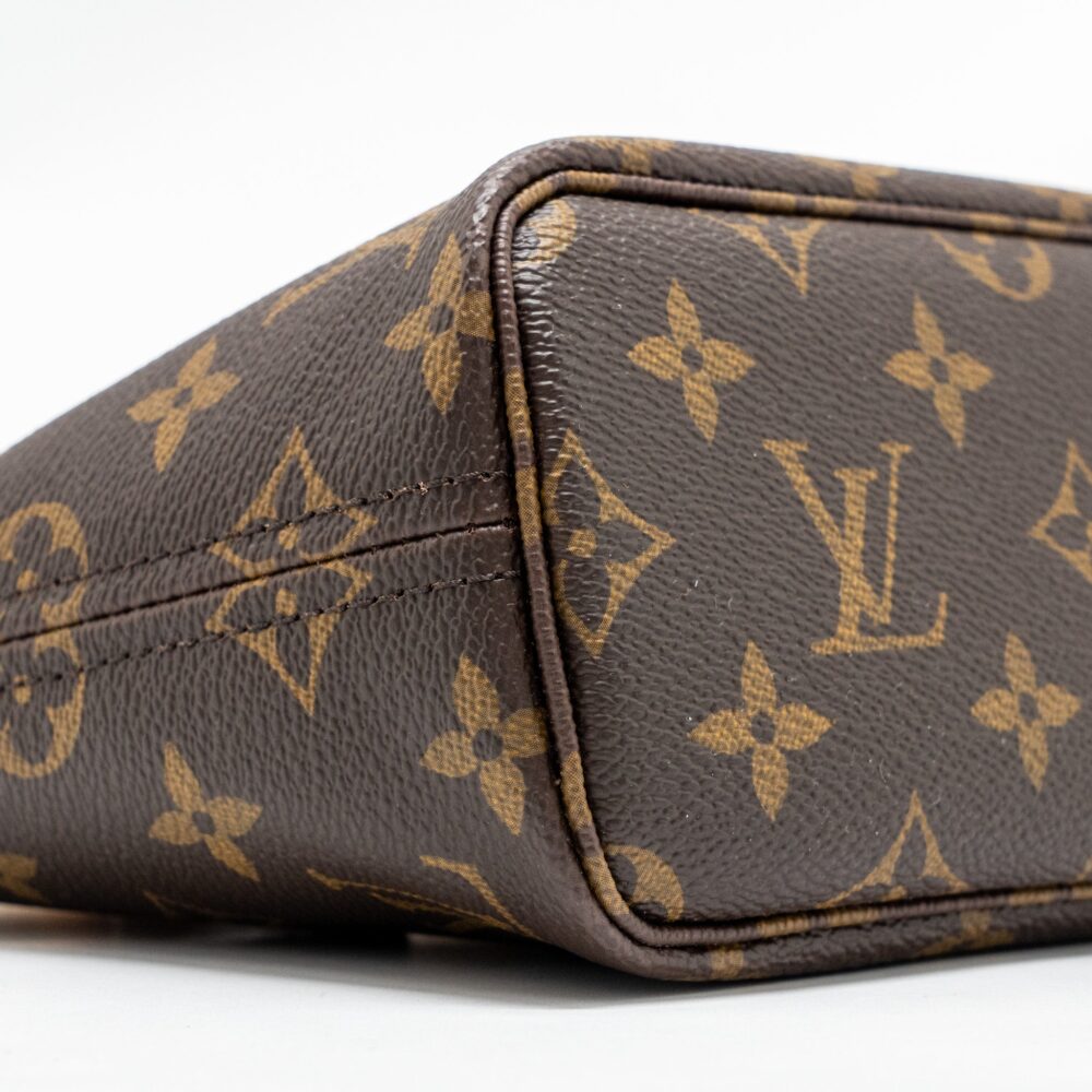AAA Replica Louis Vuitton LV NEVERFULL BB BEIGE STRAP MONOGRAM CANVAS GHW