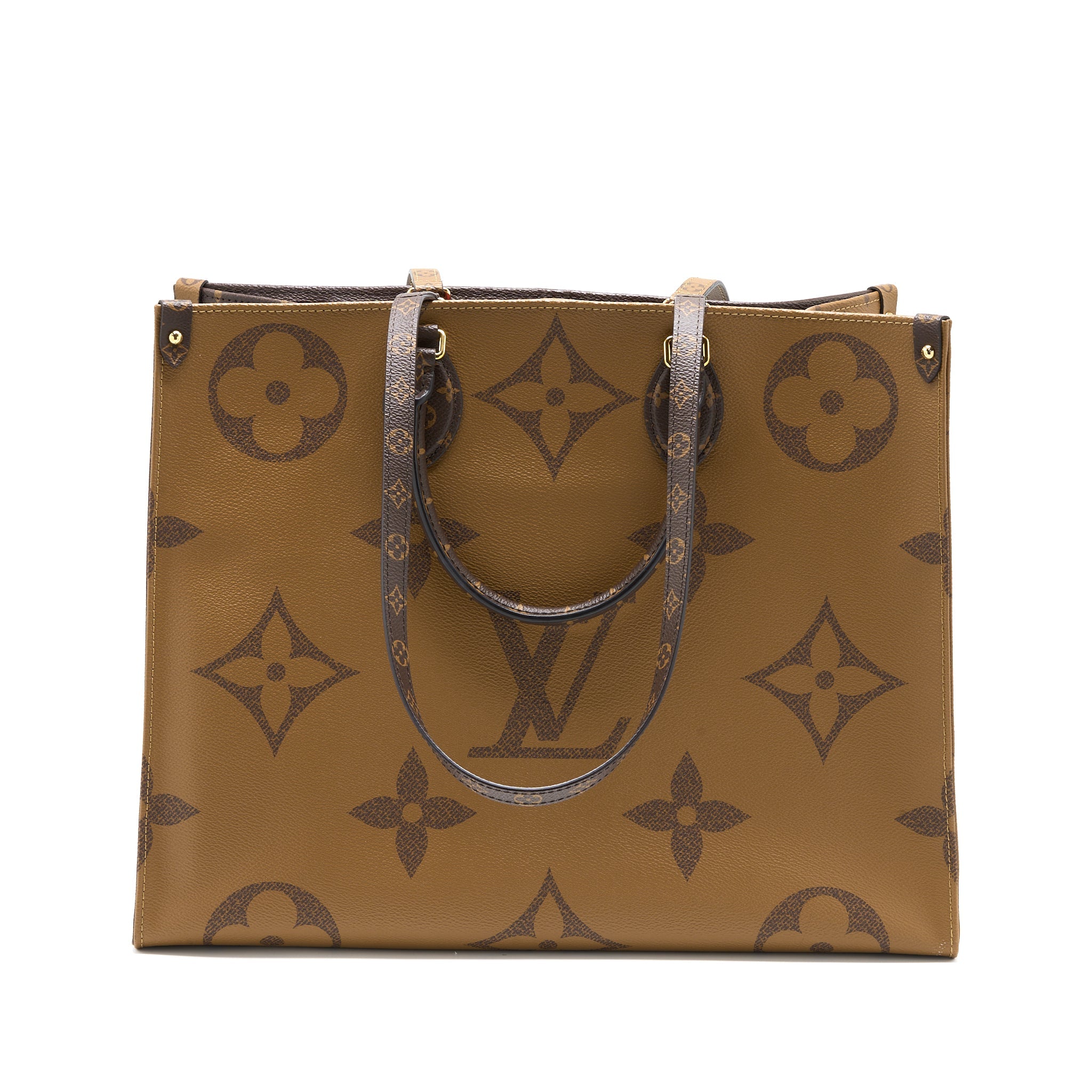 AAA Replica Louis Vuitton LV ON THE GO GM MONOGRAM REVERSE CANVAS GHW