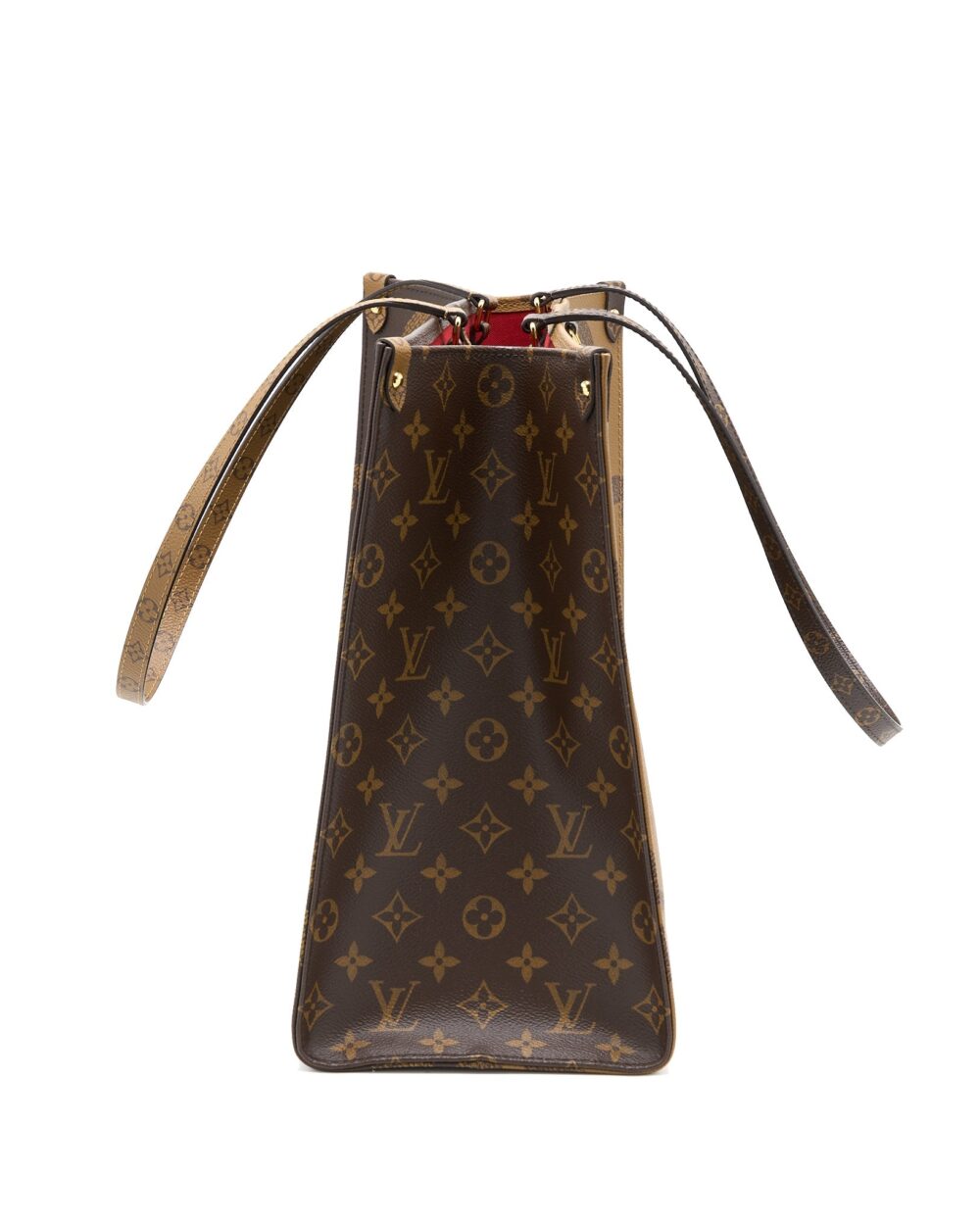 AAA Replica Louis Vuitton LV ON THE GO GM MONOGRAM REVERSE CANVAS GHW
