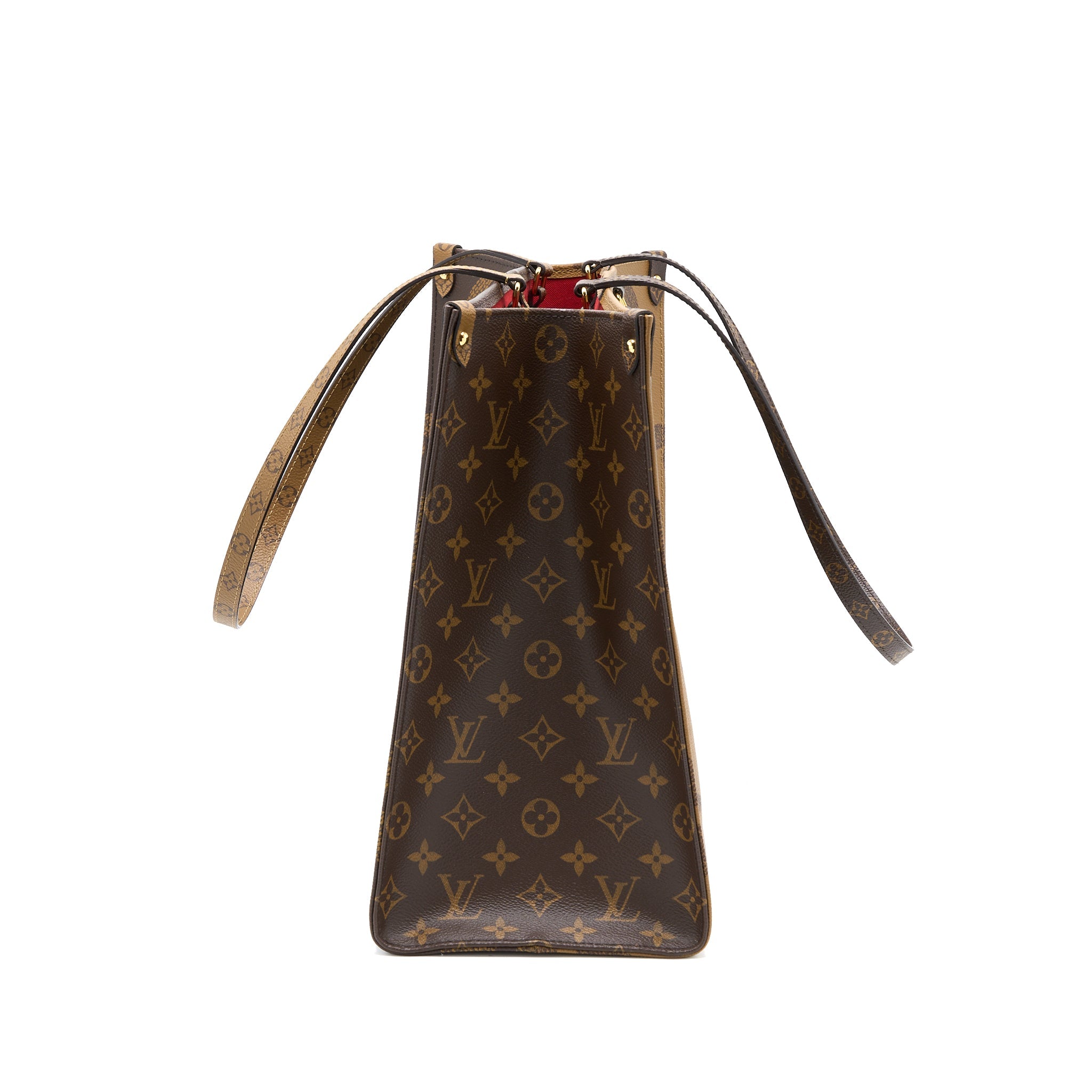 AAA Replica Louis Vuitton LV ON THE GO GM MONOGRAM REVERSE CANVAS GHW