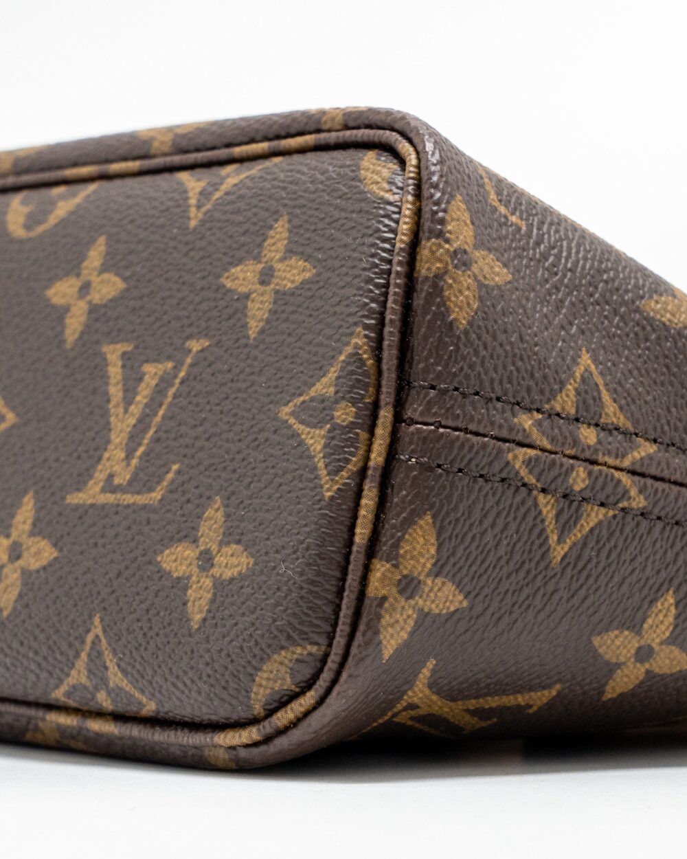 AAA Replica Louis Vuitton LV NEVERFULL BB BEIGE STRAP MONOGRAM CANVAS GHW
