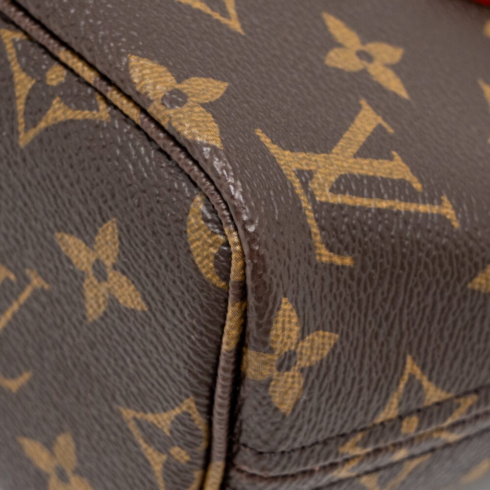 AAA Replica Louis Vuitton LV NEVERFULL BB BEIGE STRAP MONOGRAM CANVAS GHW