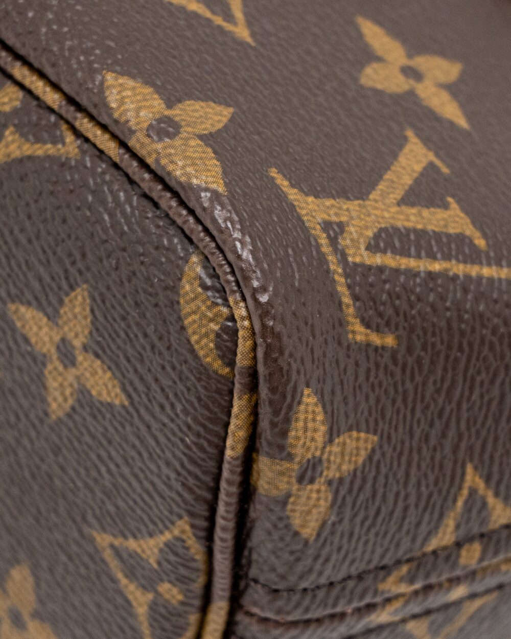 AAA Replica Louis Vuitton LV NEVERFULL BB BEIGE STRAP MONOGRAM CANVAS GHW