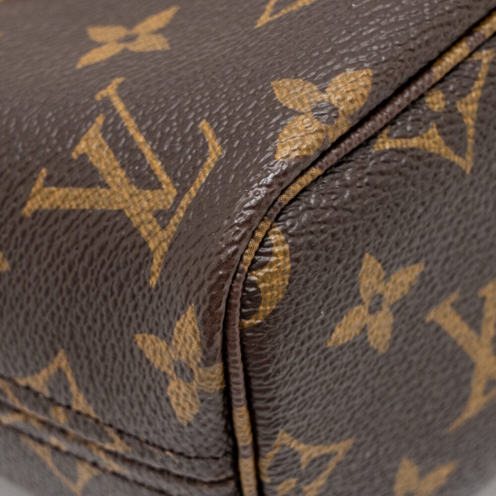 AAA Replica Louis Vuitton LV NEVERFULL BB BEIGE STRAP MONOGRAM CANVAS GHW