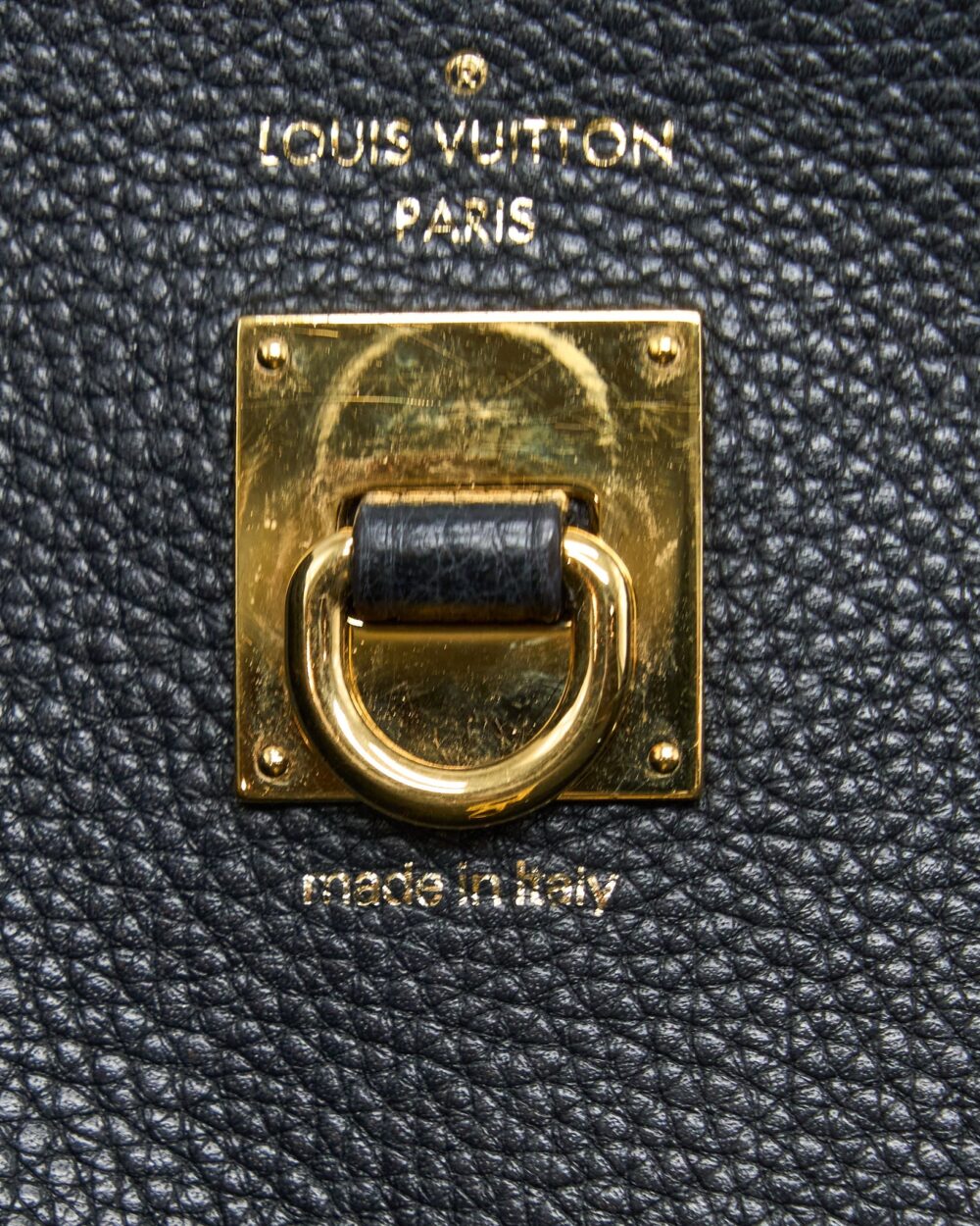 AAA Replica Louis Vuitton LV CITY STEAMER MM GRAINED CALFSKIN BLACK GHW