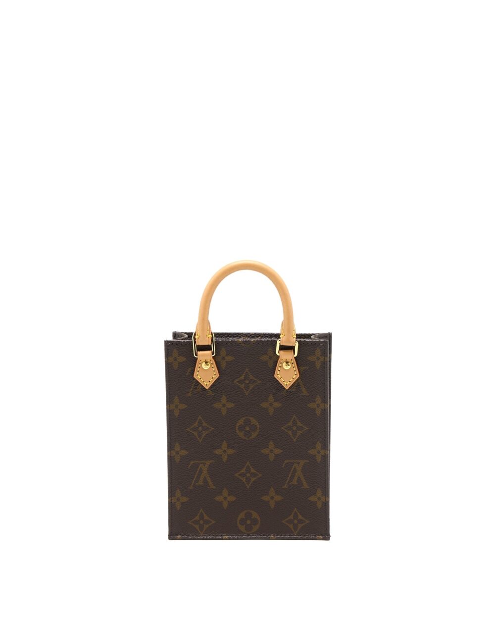 AAA Replica Louis Vuitton LV PETIT SAC PLAT MONOGRAM CANVAS GHW (NEW VERSION)