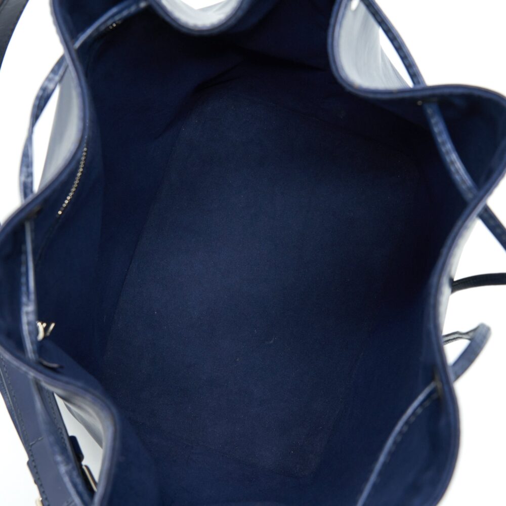 AAA Replica Louis Vuitton LV NOE BUCKET BAG EPI LEATHER NAVY SHW