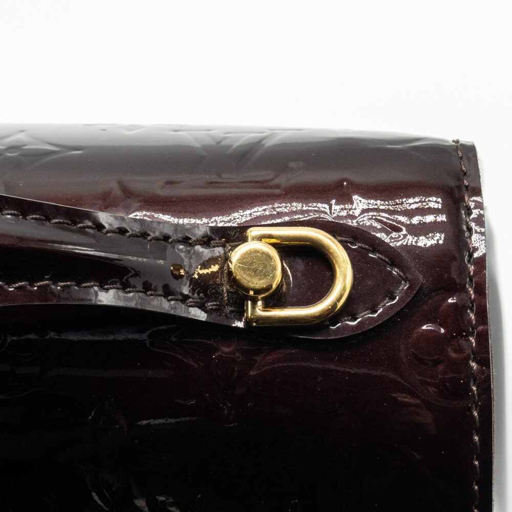 AAA Replica Louis Vuitton LV MIRANDA BAG MONOGRAM VERNIS AMARANTE GHW