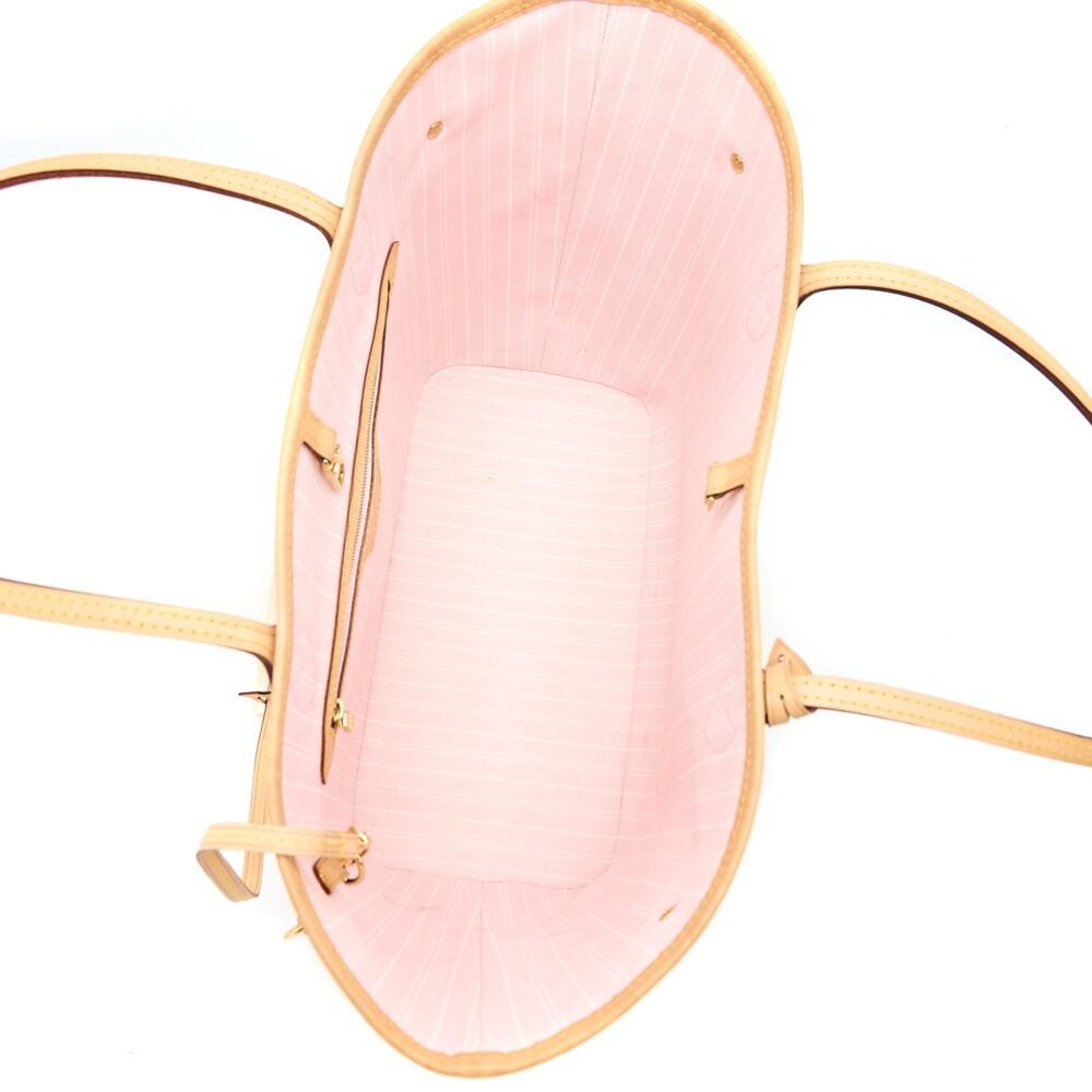 AAA Replica Louis Vuitton LV NEVERFULL MM BY THE POOL OMBRÉ ROSE GHW