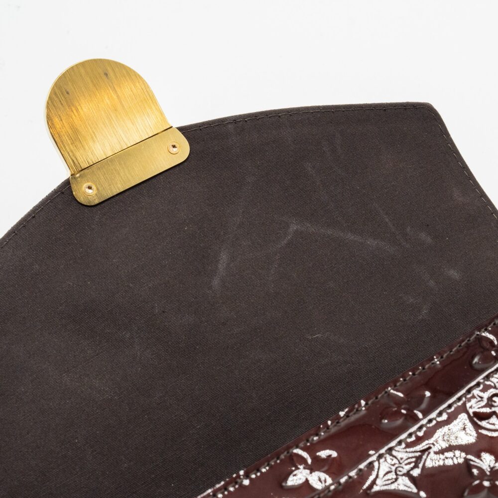 AAA Replica Louis Vuitton LV MIRANDA BAG MONOGRAM VERNIS AMARANTE GHW