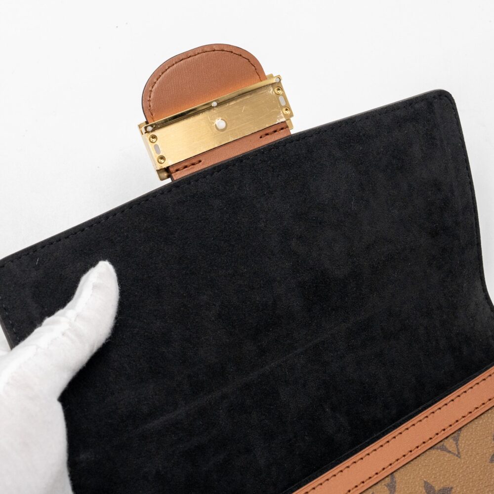 AAA Replica Louis Vuitton LV DAUPHINE MM MONOGRAM CANVAS GHW