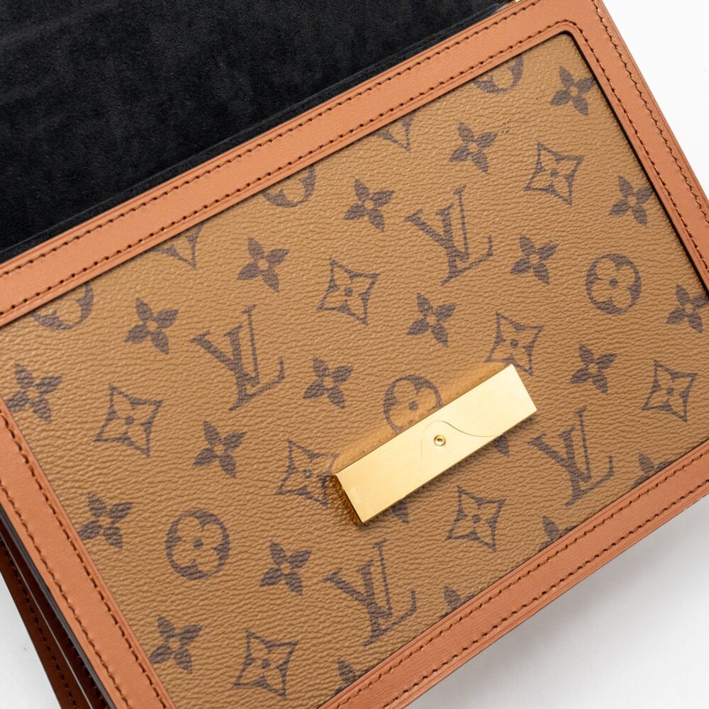 AAA Replica Louis Vuitton LV DAUPHINE MM MONOGRAM CANVAS GHW