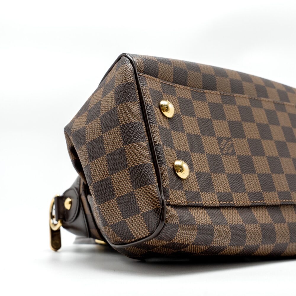 AAA Replica Louis Vuitton LV TREVI PM DAMIER EBENE CANVAS GHW