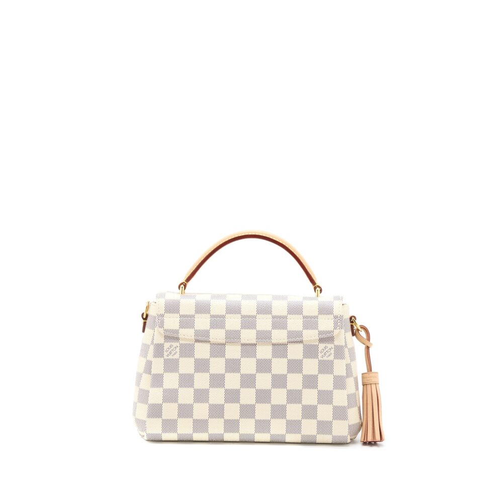 AAA Replica Louis Vuitton LV CROISETTE BAG DAMIER AZUR CANVAS GHW