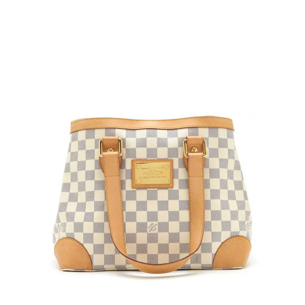 AAA Replica Louis Vuitton LV HAMPSTEAD PM DAMIER AZUR CANVAS GHW