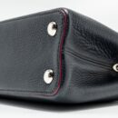 AAA Replica Louis Vuitton LV CAPUCINES BB TAURILLON NAVY SHW