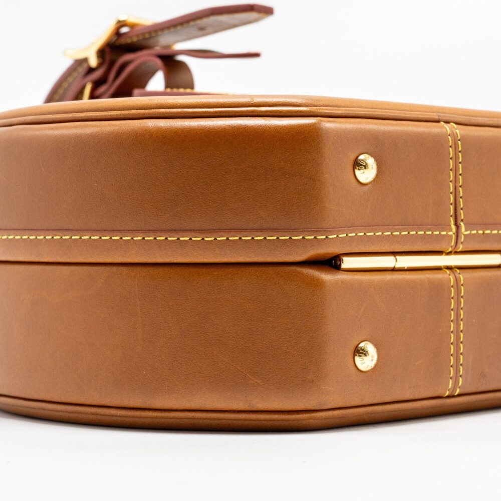 AAA Replica Louis Vuitton LV BOITE CHAPEAU BAG LIMITED EDITION GRACE CODDINGTON CATOGRAM PETIT CALFSKIN BROWN GHW