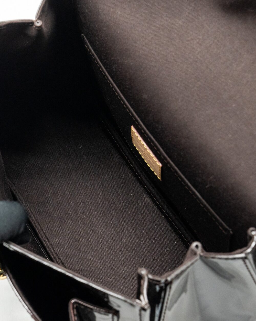 AAA Replica Louis Vuitton LV MIRANDA BAG MONOGRAM VERNIS AMARANTE GHW