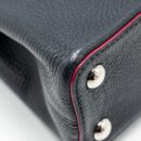 AAA Replica Louis Vuitton LV CAPUCINES BB TAURILLON NAVY SHW