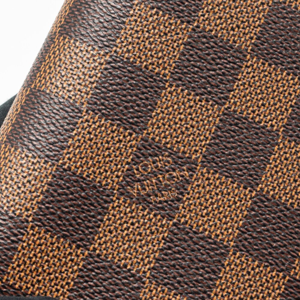 AAA Replica Louis Vuitton LV BRAZZA LONG WALLET DAMIER EBENE CANVAS GHW