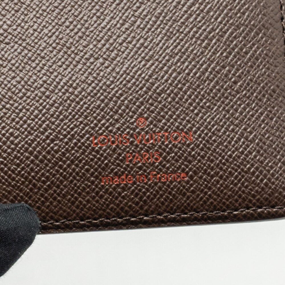 AAA Replica Louis Vuitton LV BRAZZA LONG WALLET DAMIER EBENE CANVAS GHW