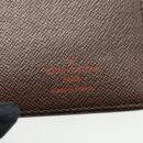 AAA Replica Louis Vuitton LV BRAZZA LONG WALLET DAMIER EBENE CANVAS GHW