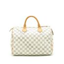 AAA Replica Louis Vuitton LV SPEEDY 30 DAMIER AZUR CANVAS GHW