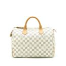 AAA Replica Louis Vuitton LV SPEEDY 30 DAMIER AZUR CANVAS GHW