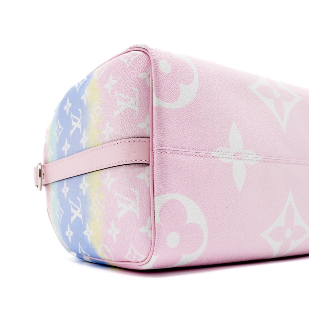 AAA Replica Louis Vuitton LV SPEEDY BANDOULIERE 30 MONOGRAM ESCAL GIANT CANVAS PASTEL PINK SHW