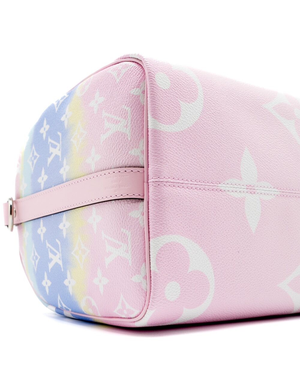 AAA Replica Louis Vuitton LV SPEEDY BANDOULIERE 30 MONOGRAM ESCAL GIANT CANVAS PASTEL PINK SHW