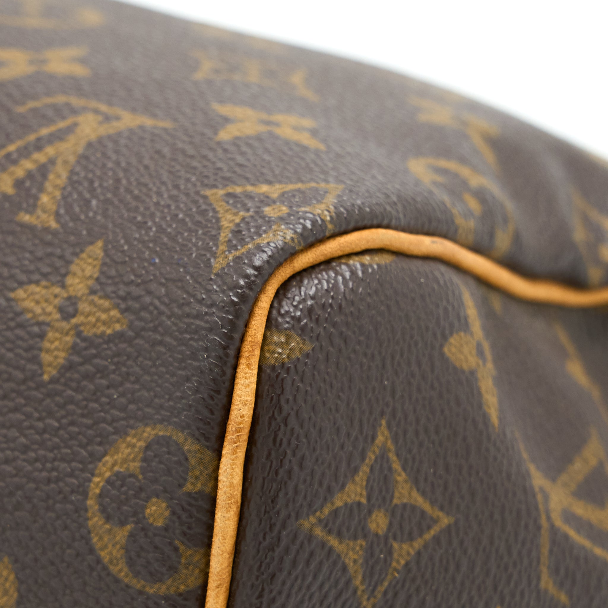 AAA Replica Louis Vuitton LV VINTAGE SPEEDY 25 MONOGRAM CANVAS GHW
