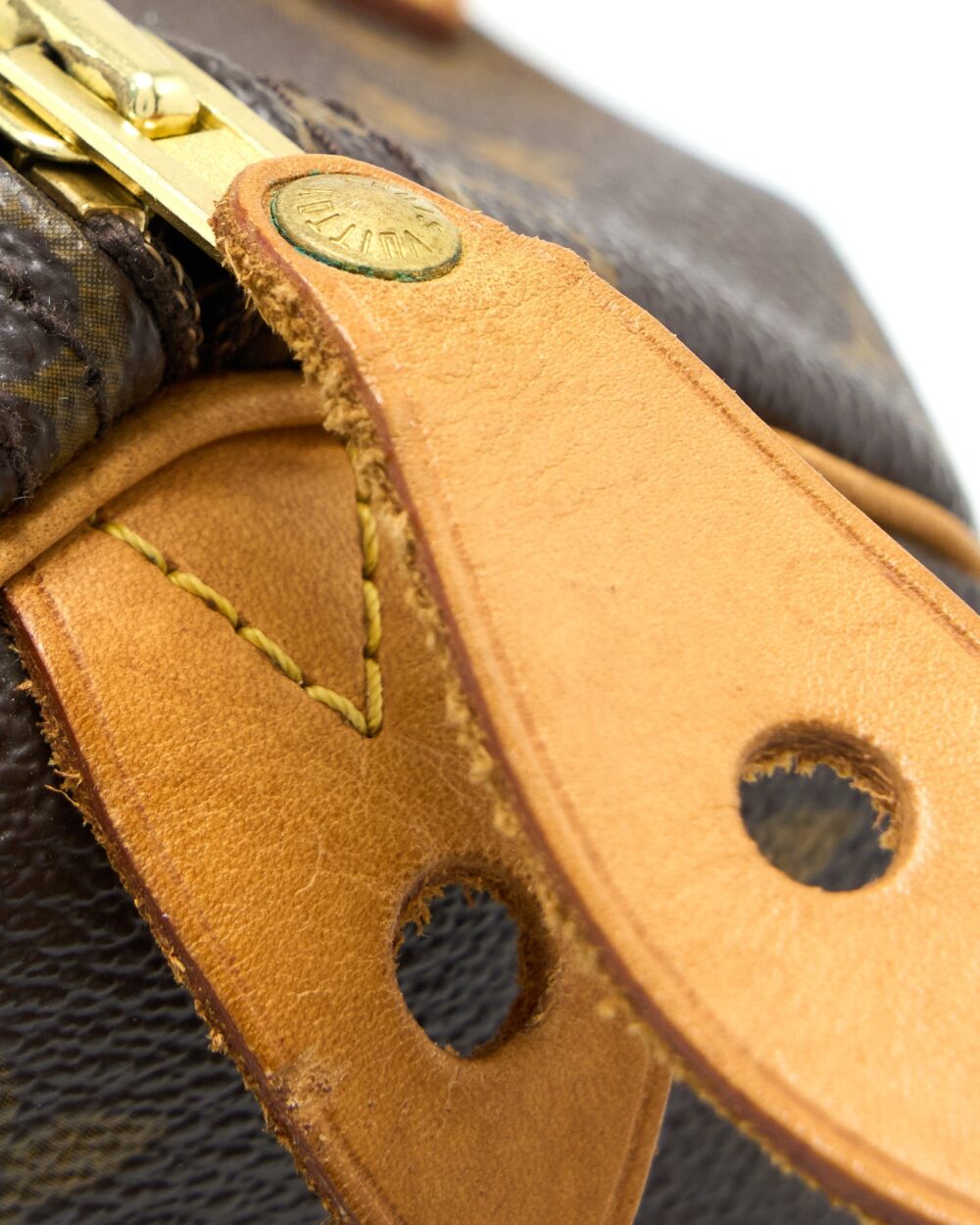 AAA Replica Louis Vuitton LV VINTAGE SPEEDY 25 MONOGRAM CANVAS GHW