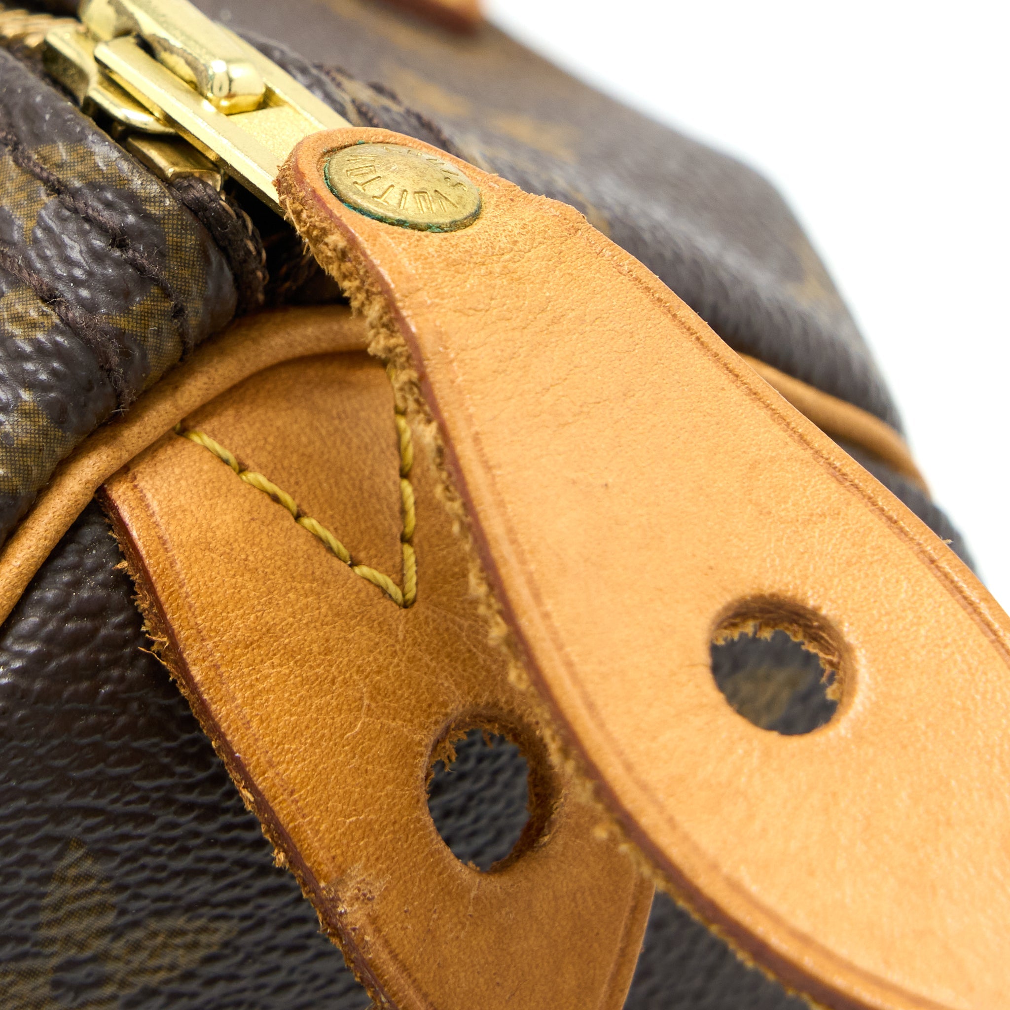 AAA Replica Louis Vuitton LV VINTAGE SPEEDY 25 MONOGRAM CANVAS GHW