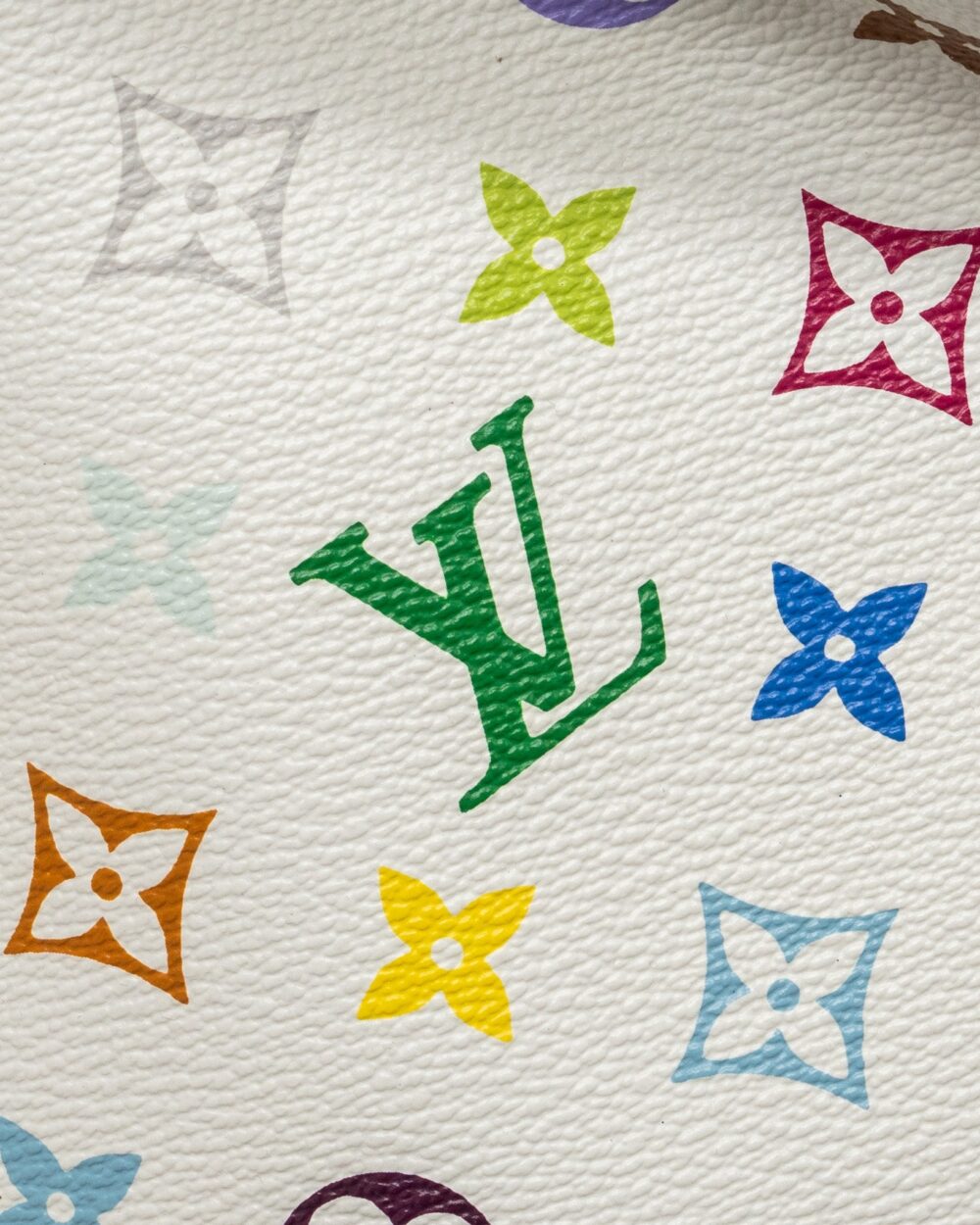 AAA Replica Louis Vuitton LV PETIT NOE WHITE MULTICOLOUR MONOGRAM CANVAS GHW