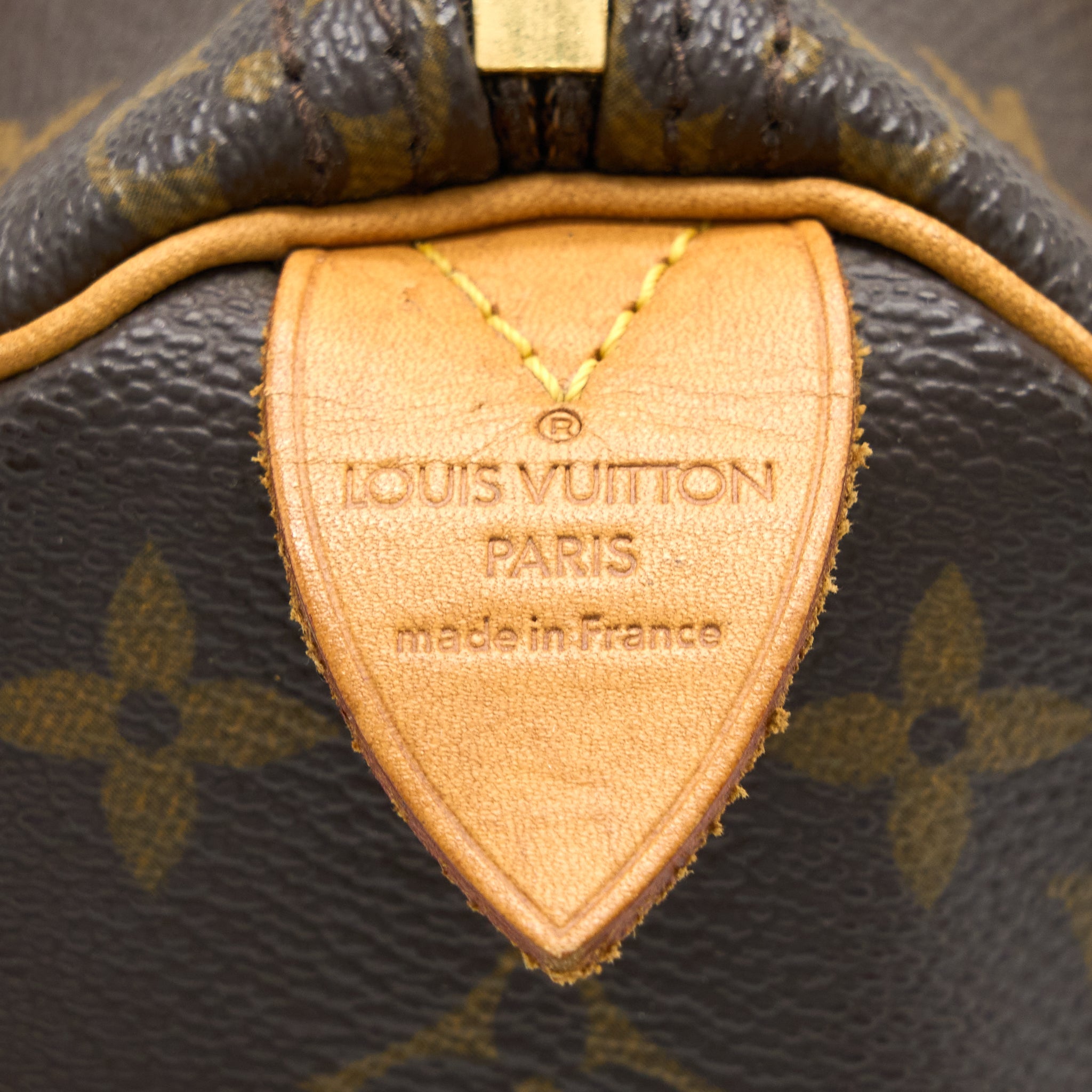 AAA Replica Louis Vuitton LV VINTAGE SPEEDY 25 MONOGRAM CANVAS GHW