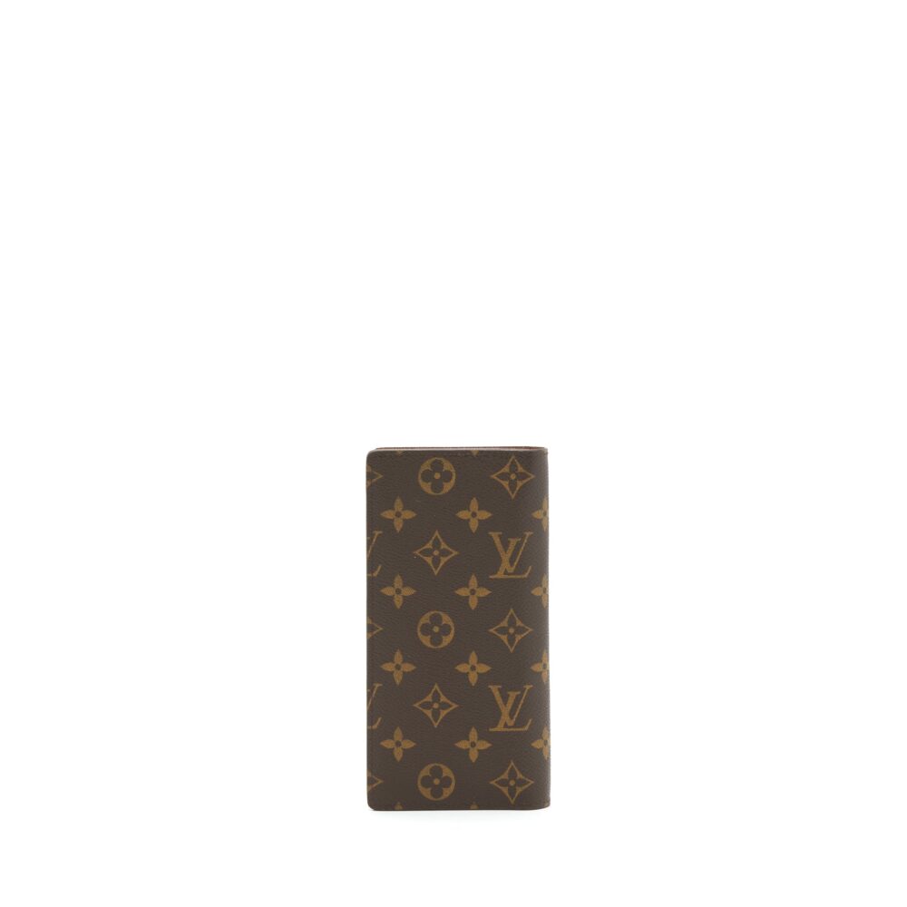 AAA Replica Louis Vuitton LV LONG WALLET MONOGRAM CANVAS GHW