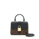 AAA Replica Louis Vuitton LV LOCKY BB MONOGRAM CANVAS/ BLACK GHW