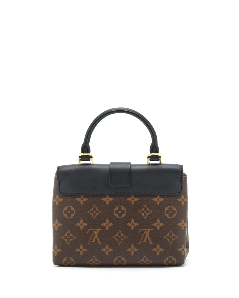 AAA Replica Louis Vuitton LV LOCKY BB MONOGRAM CANVAS/ BLACK GHW