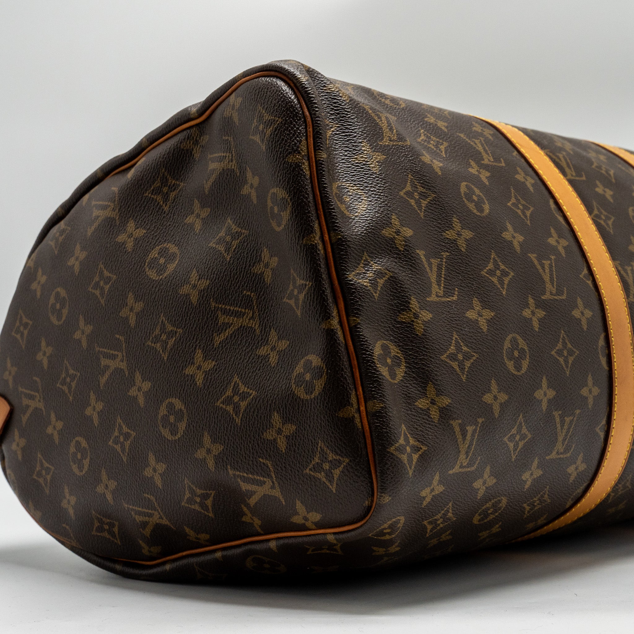 AAA Replica Louis Vuitton LV KEEPALL 55 MONOGRAM CANVAS GHW