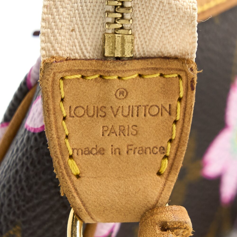AAA Replica Louis Vuitton LV VINTAGE CHERRY BLOSSOM POCHETTE MONOGRAM CANVAS GHW