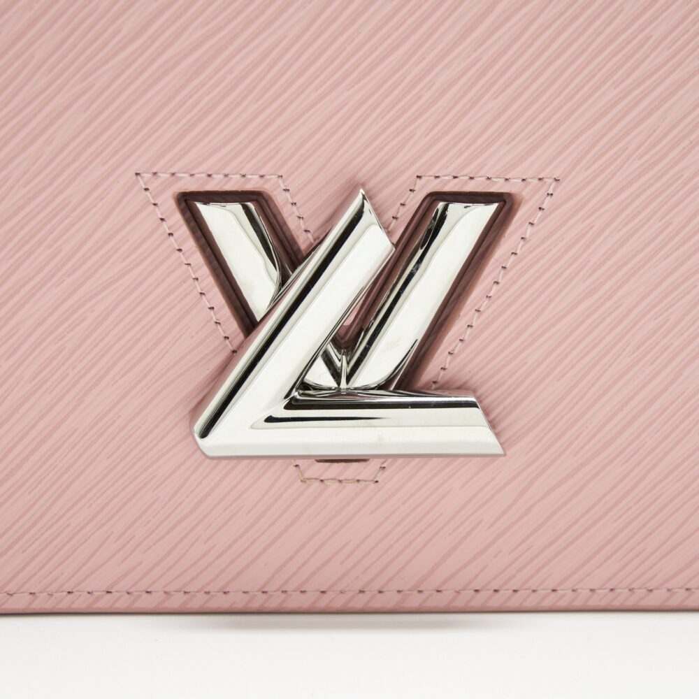 AAA Replica Louis Vuitton LV TWIST WALLET ON CHAIN EPI PINK SHW
