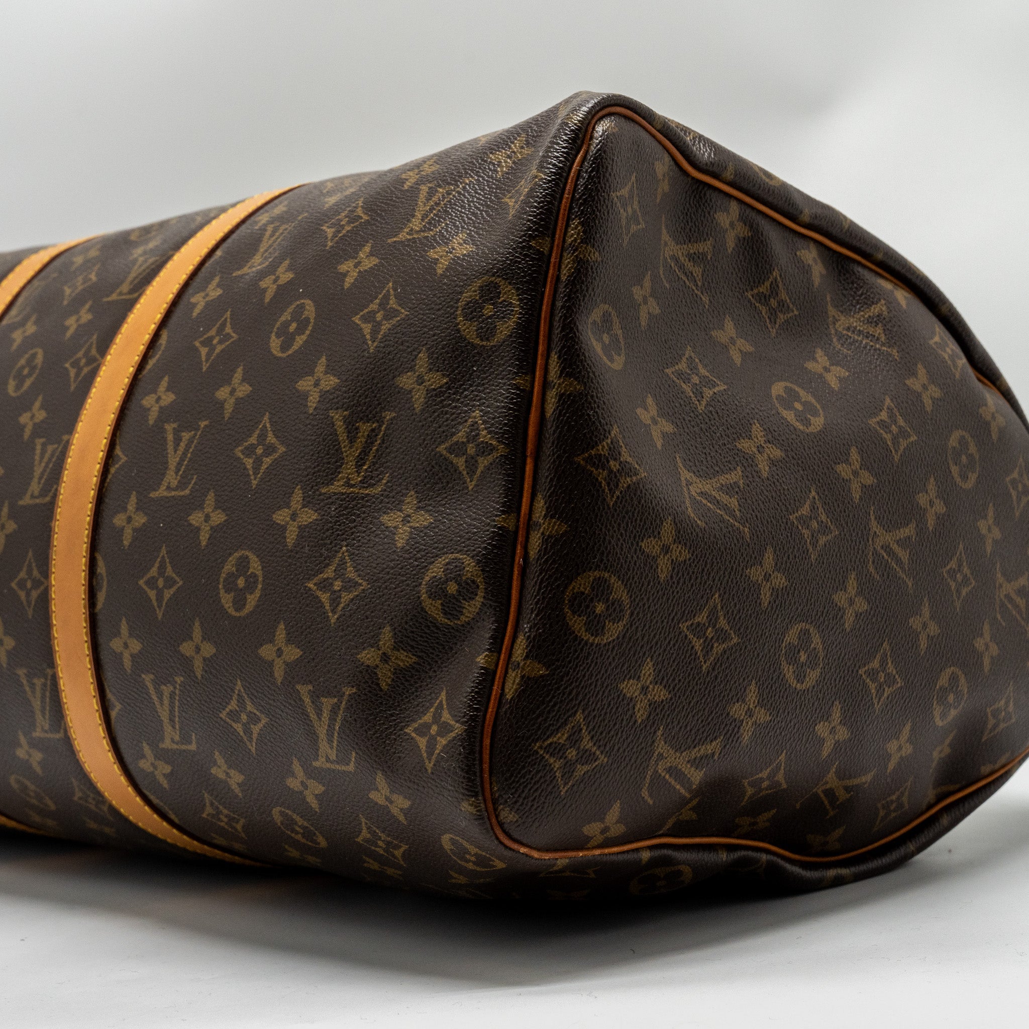AAA Replica Louis Vuitton LV KEEPALL 55 MONOGRAM CANVAS GHW