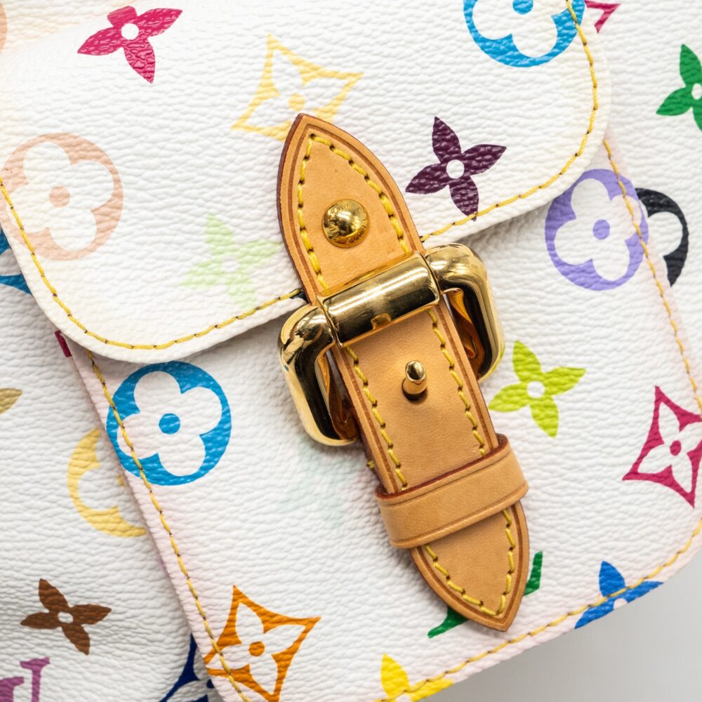 AAA Replica Louis Vuitton LV PETIT NOE WHITE MULTICOLOUR MONOGRAM CANVAS GHW