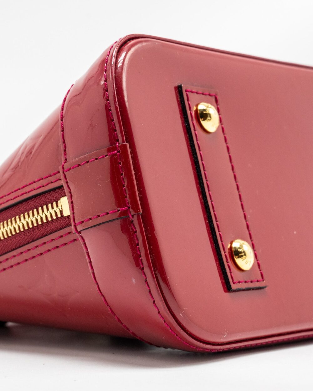 AAA Replica Louis Vuitton LV ALMA BB PATENT RED GHW