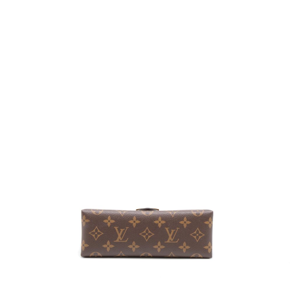 AAA Replica Louis Vuitton LV LOCKY BB MONOGRAM CANVAS/CARAMEL GHW