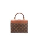 AAA Replica Louis Vuitton LV LOCKY BB MONOGRAM CANVAS/CARAMEL GHW