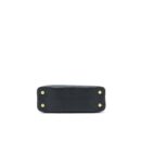 AAA Replica Louis Vuitton LV CAPUCINES MM TAURILLON BLACK GHW