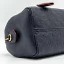 AAA Replica Louis Vuitton LV SPEEDY 25 BANDOULIERE MONOGRAM EMPREINTE NAVY/RED GHW