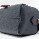 AAA Replica Louis Vuitton LV SPEEDY 25 BANDOULIERE MONOGRAM EMPREINTE NAVY/RED GHW