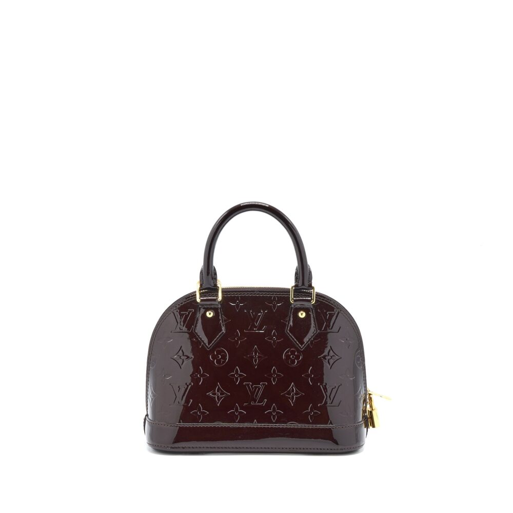 AAA Replica Louis Vuitton LV ALMA BB PATENT AMATANTE GHW
